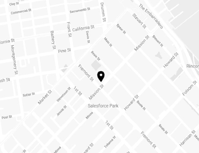 Map to attorney's office in San Francisco